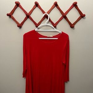 Altar’d State Bright Red Dress with Pockets
